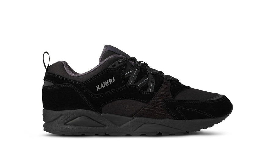 karhu fusion 2.0 – jet nero ferro nove retro scarpe da ginnastica