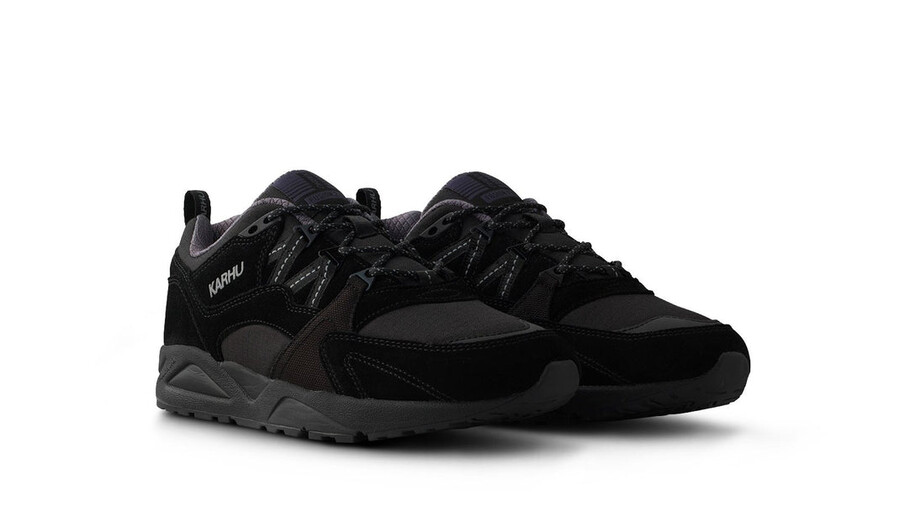 karhu fusion 2.0 – jet nero ferro nove retro scarpe da ginnastica