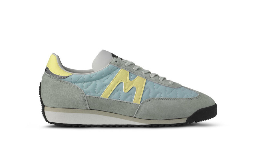 karhu mestari – aqua grigio cera giallo stile di vita scarpe da ginnastica