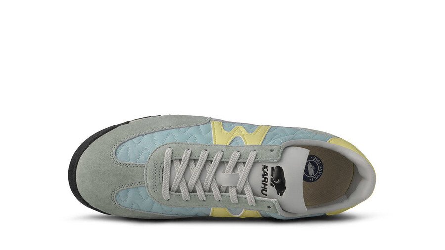 karhu mestari – aqua grigio cera giallo stile di vita scarpe da ginnastica