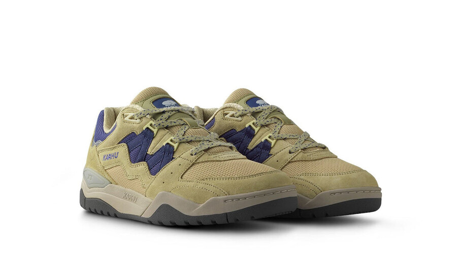 karhu fusione xt pallido verde oliva skipper blue - scarpe da ginnastica stile di vita
